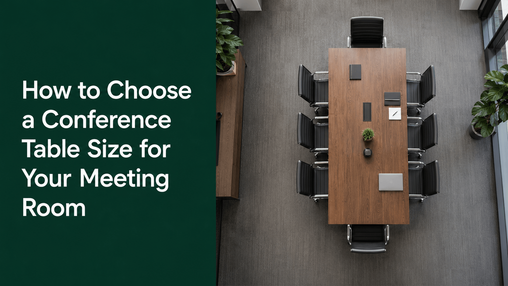 How to Choose a Conference Table Size for Your Meeting Room