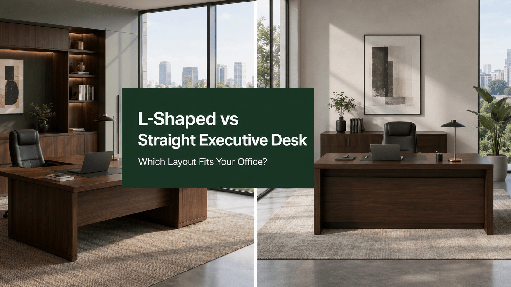 L-Shaped vs Straight Executive Desk: Which Layout Fits Your Office?