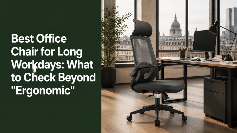 Best office chair features for comfortable long workdays