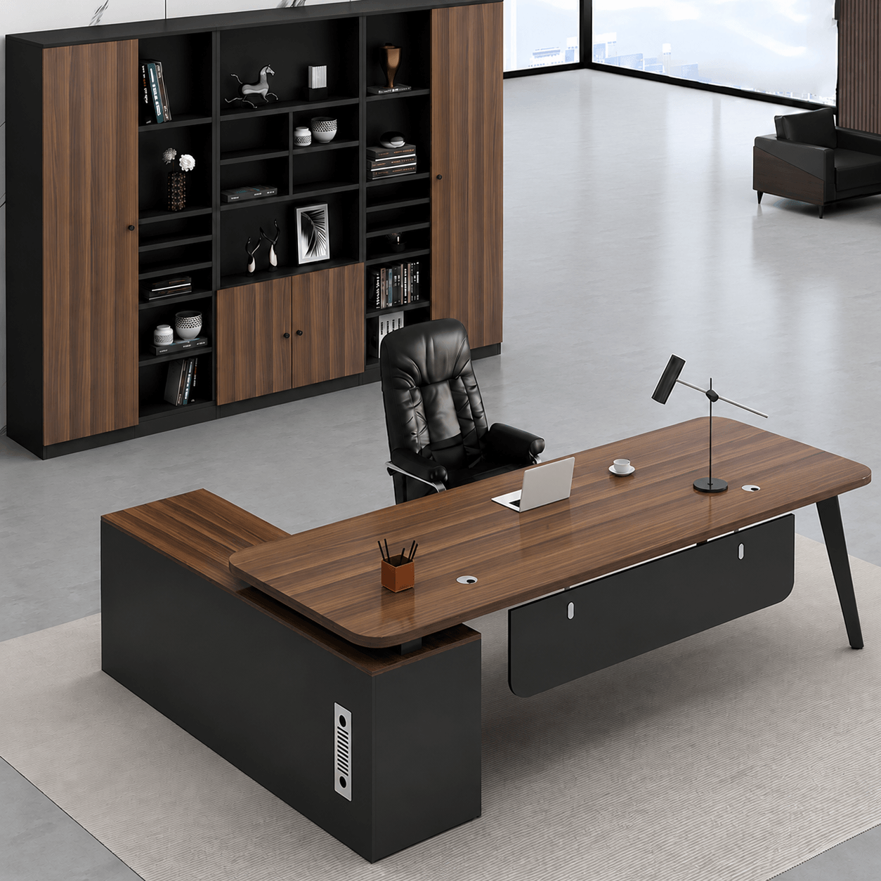 Luxury Executive Office Desk | L Shaped Office Desk Main image