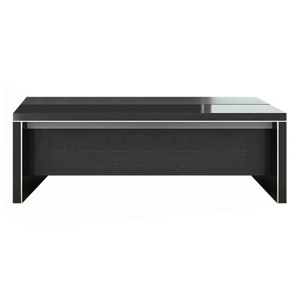 black marble modern l shaped executive desk kaguyasuLBZ 2135 main images 3