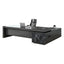 black marble modern l shaped executive desk kaguyasuLBZ 2135 main images 4
