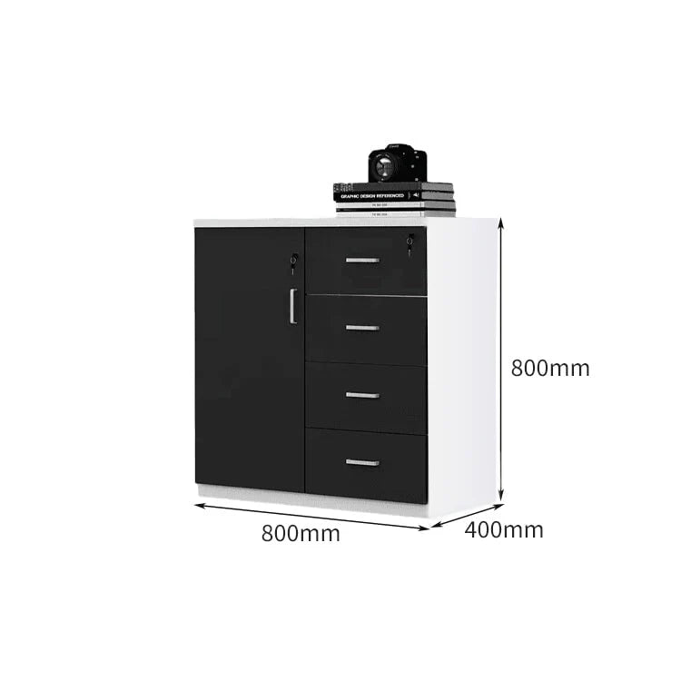 chic sideboard cabinet lockable bookcase kaguyasuCWG C077 detailed images 1