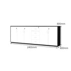 chic sideboard cabinet lockable bookcase kaguyasuCWG C077 detailed images 20