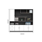 classic wooden bookcase professional storage units kaguyasuCWG 046 main images 20