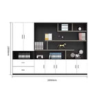 classic wooden bookcase professional storage units kaguyasuCWG 046 main images 22