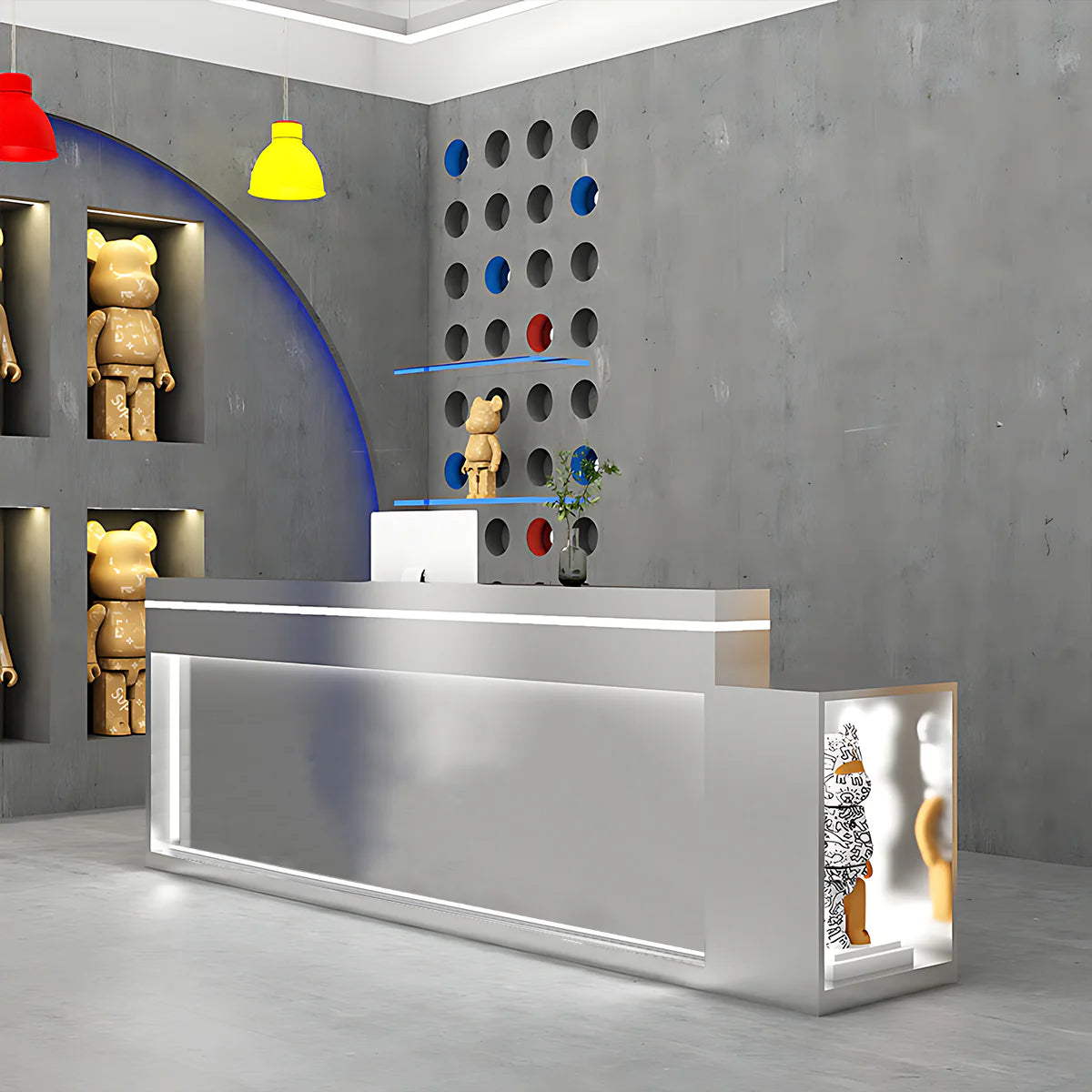 corner office table office receptionist desk kaguyasuJDT 7165 main images 25 Hauptbild