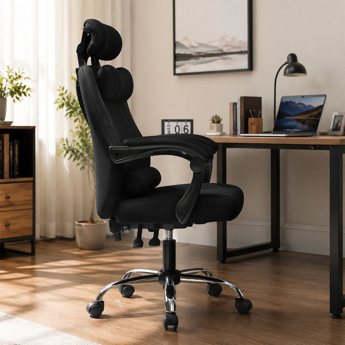 ergonomic office chair adjustable chair with footrest kaguyasuBGY K014 main images 1