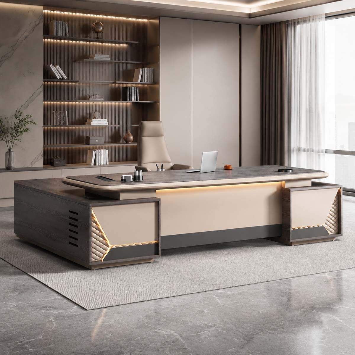 Modern Executive Desk - Large Office Desk - product image 3 Hauptbild