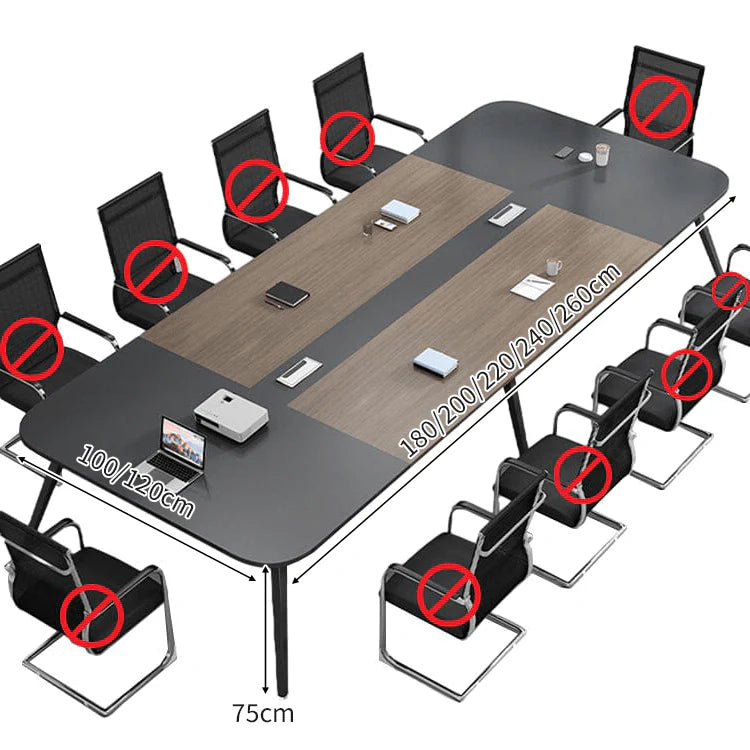 executive conference table large meeting table kaguyasuHYZ C026 detailed images 1