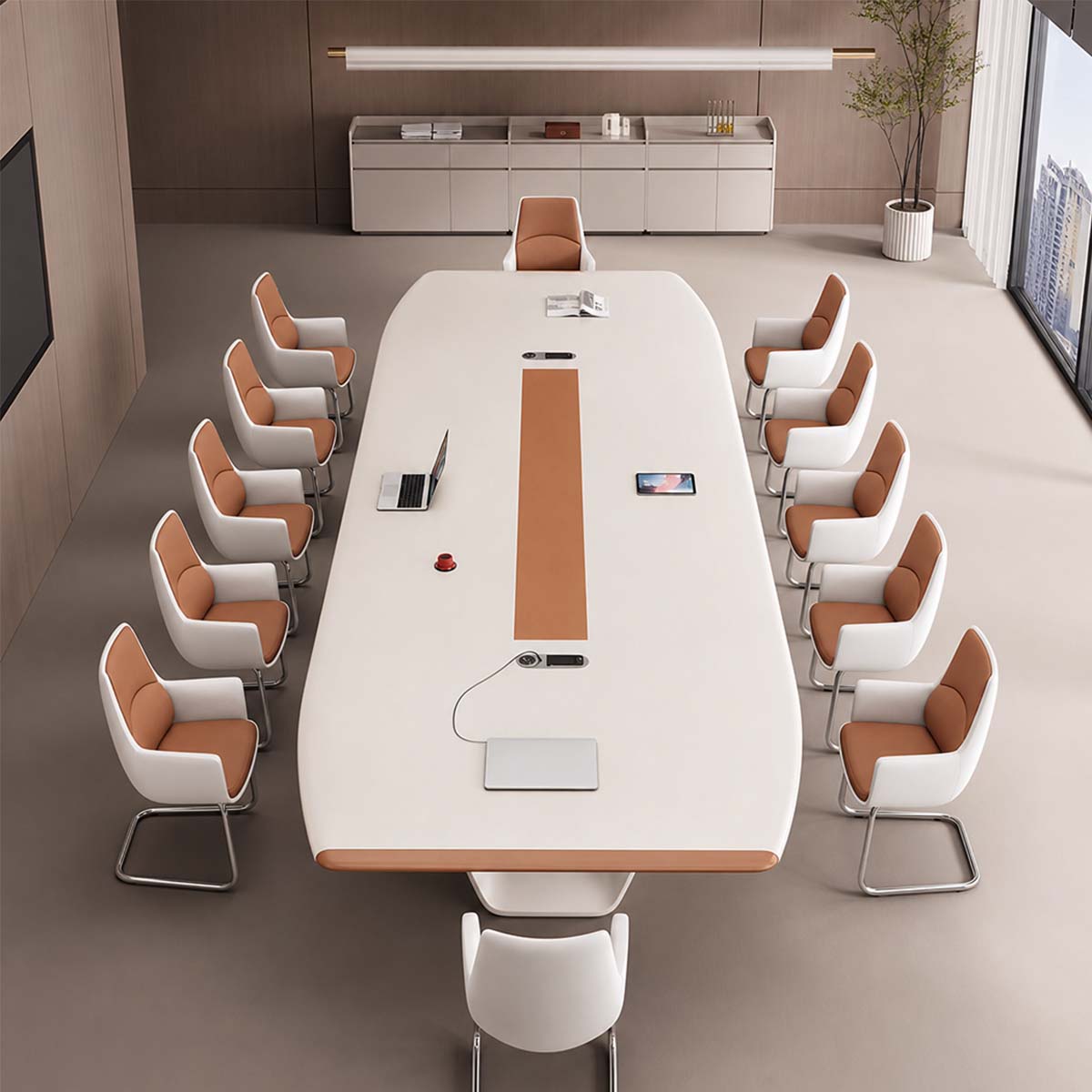 executive office table wood conference computer desk kaguyasuHYZ 2119 main images 2 Hauptbild