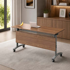 folding computer desk on wheels office meeting table kaguyasuHYZ K001 main images 1
