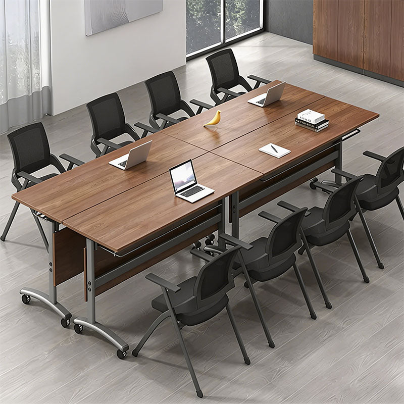 folding computer desk on wheels office meeting table kaguyasuHYZ K001 main images 3 Hauptbild