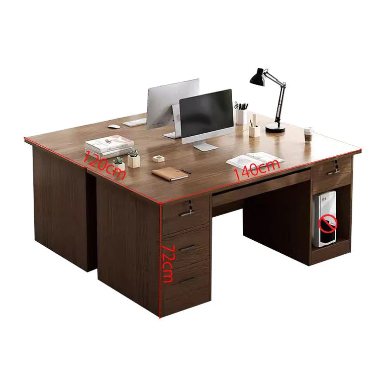home office computer desk desk with 2 drawers kaguyasuBGZ 2022 detailed images 13