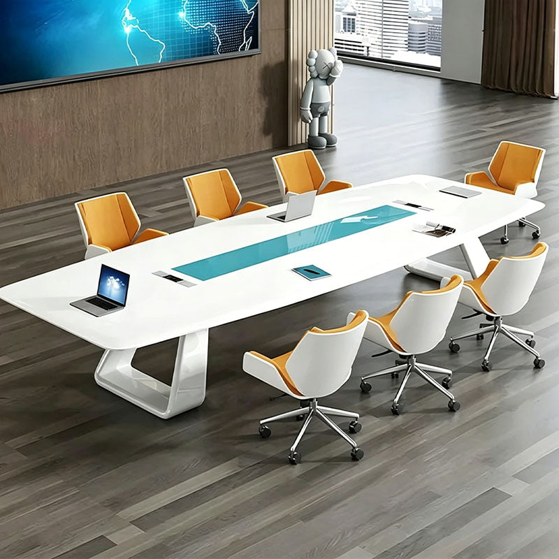 innovative meeting workspace luxury computer desk for officeHYZ 7178 main images 4