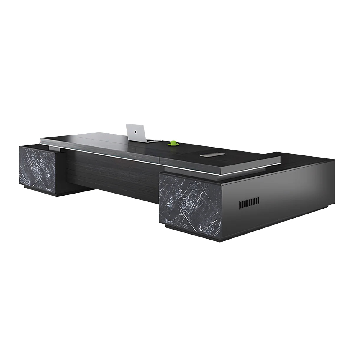 l shaped executive desk dark wood desk with storage kaguyasuLBZ 701 detailed images 21 Hauptbild