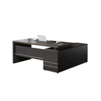l shaped executive desk fluted wood office desk kaguyasuLBZ M080 main images 8