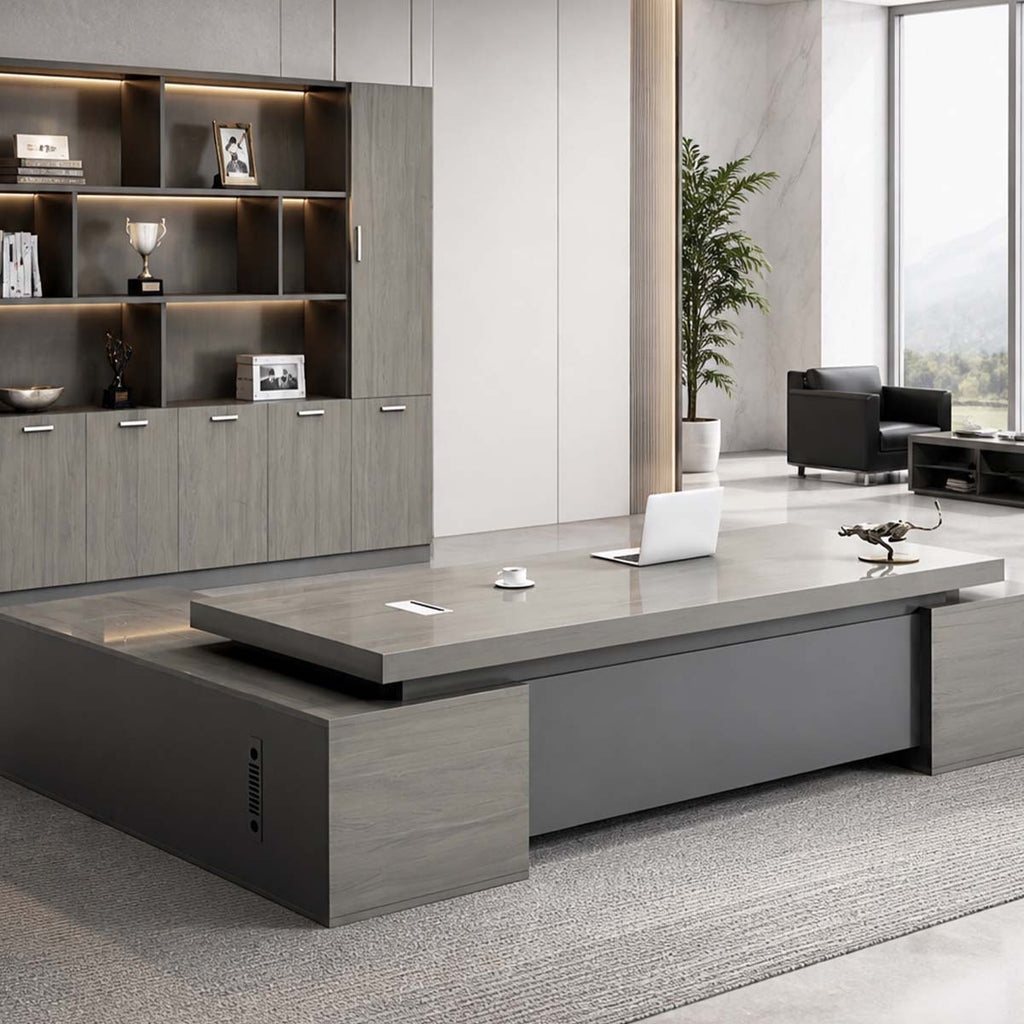 l shaped executive desk modern executive office desk kaguyasuLBZ 1066 main images 1