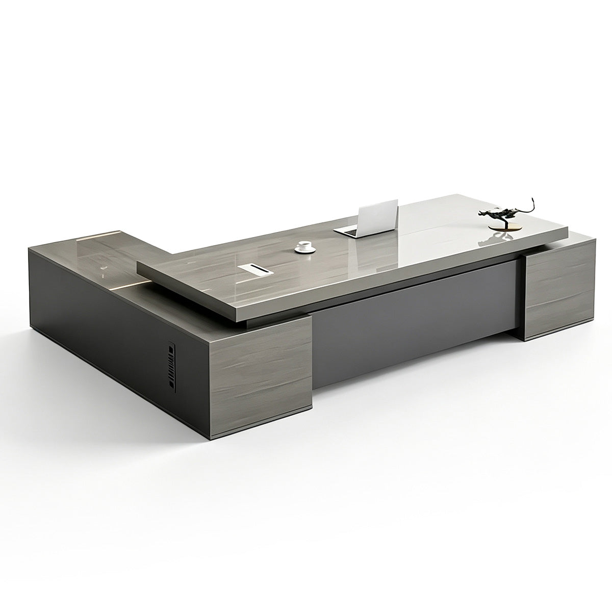 L-Shaped Executive Desk | Modern Corner Office Desk Secondary image