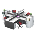 l shaped office desk work station kaguyasuBGZ k 209 main images 6