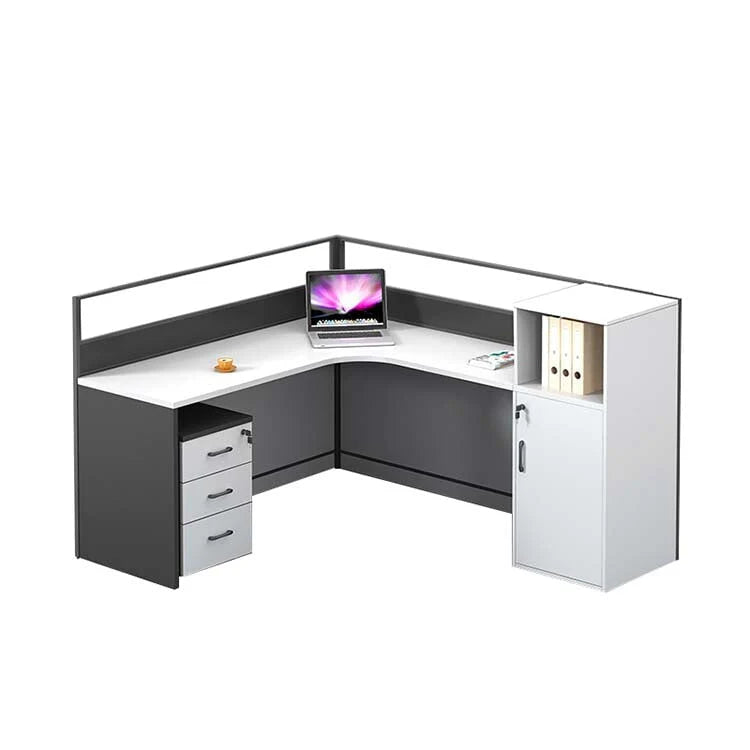 l shaped office desk work station kaguyasuBGZ k 209 main images 9