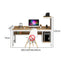 large computer desk desk with back panel kaguyasuBGZ 169 detailed images 1