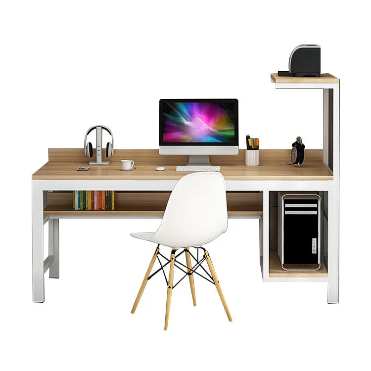 Großer Computertisch | Schreibtisch mit Rückwand | Kaguyasu Zweitbild
