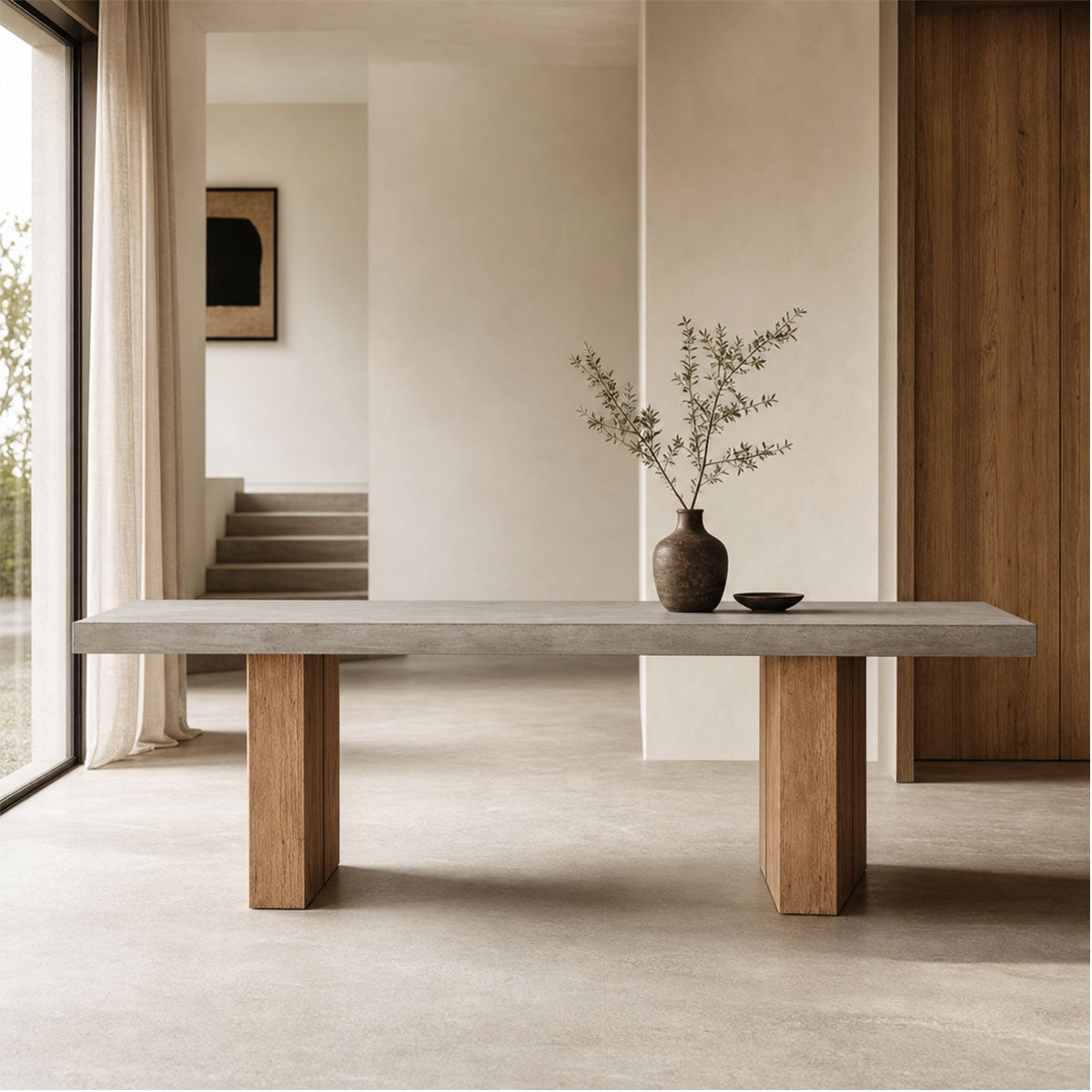 long office table minimalist scandinavian desk kaguyasuHYZ M004 main images 2 Hauptbild