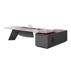 luxury executive desk high gloss l shaped desk kaguyasuLBZ 2150 main images 16