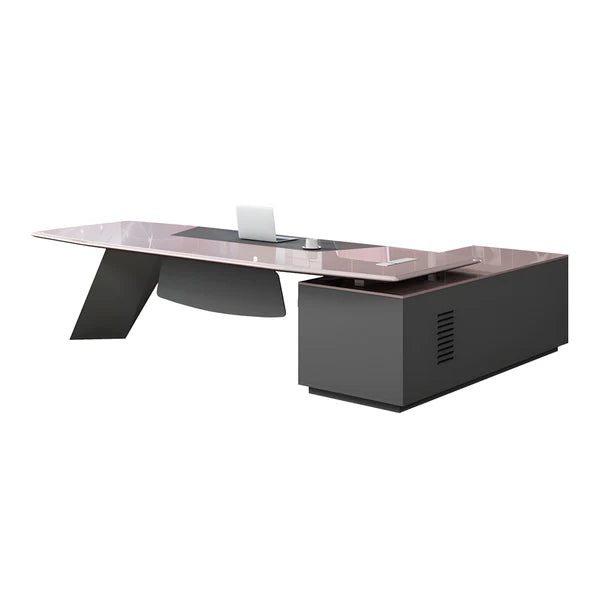 luxury executive desk high gloss l shaped desk kaguyasuLBZ 2150 main images 16