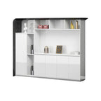 luxury executive desk high gloss l shaped desk kaguyasuLBZ 2150 main images 24