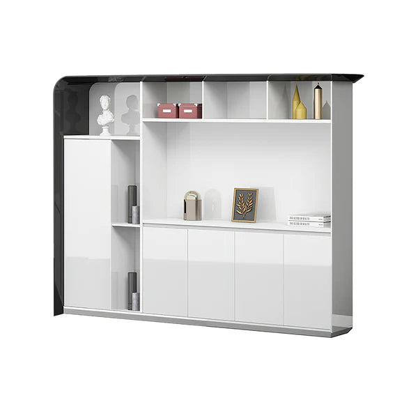 luxury executive desk high gloss l shaped desk kaguyasuLBZ 2150 main images 24