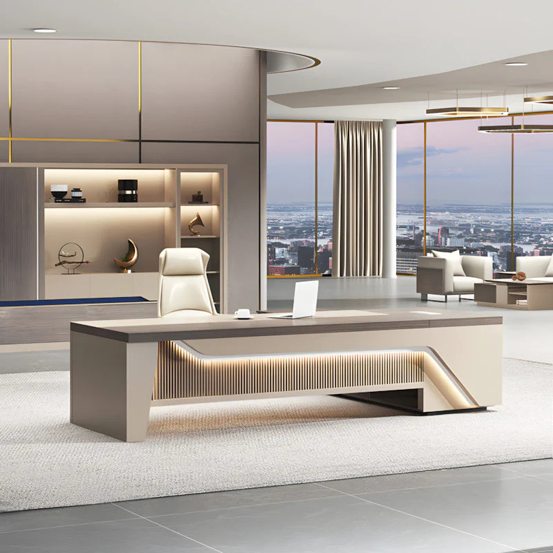 luxury executive office desk desk with filing cabinet kaguyasuLBZ 2109 main images 26