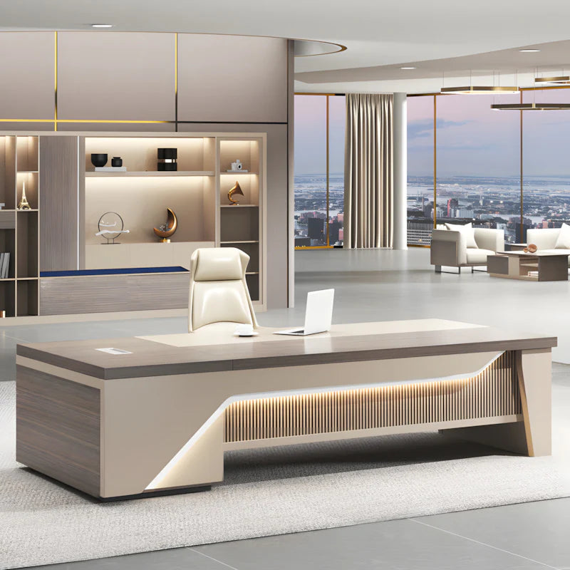 luxury executive office desk desk with filing cabinet kaguyasuLBZ 2109 main images 29 Hauptbild