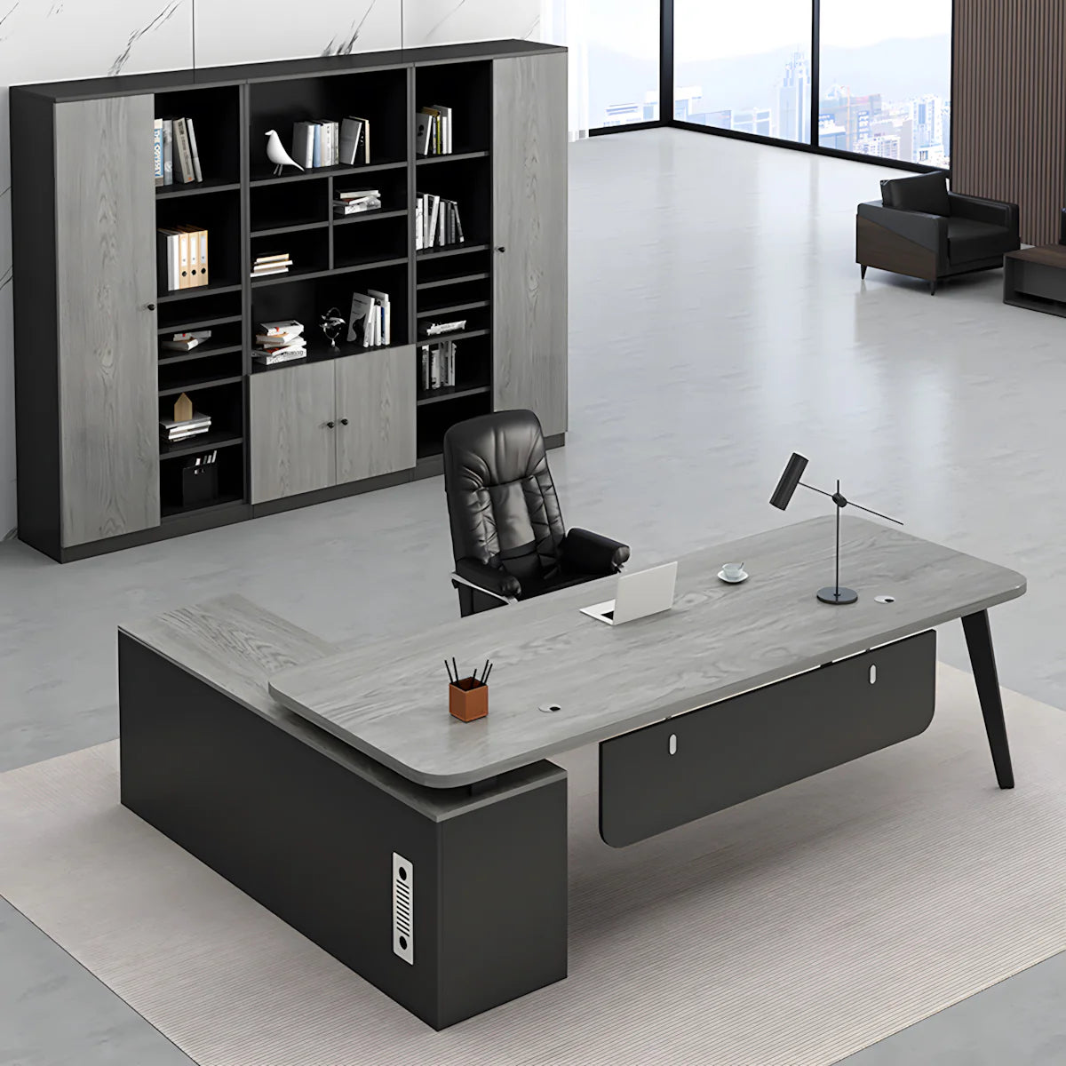 luxury executive office desk l shaped office desk kaguyasuLBZ 1078 main images 56 Hauptbild