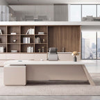 main image l shaped executive desk with side cabinet LBZ C098 3