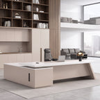 main image l shaped executive desk with side cabinet LBZ C098 4