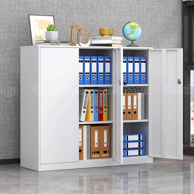 minimalist bookshelf unit white steel cupboard display kaguyasuCWG C080 main image Hauptbild
