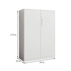 minimalist bookshelf unit white steel cupboard display kaguyasuCWG C080 main image 12