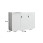 minimalist bookshelf unit white steel cupboard display kaguyasuCWG C080 main image 24