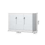 minimalist bookshelf unit white steel cupboard display kaguyasuCWG C080 main image 5
