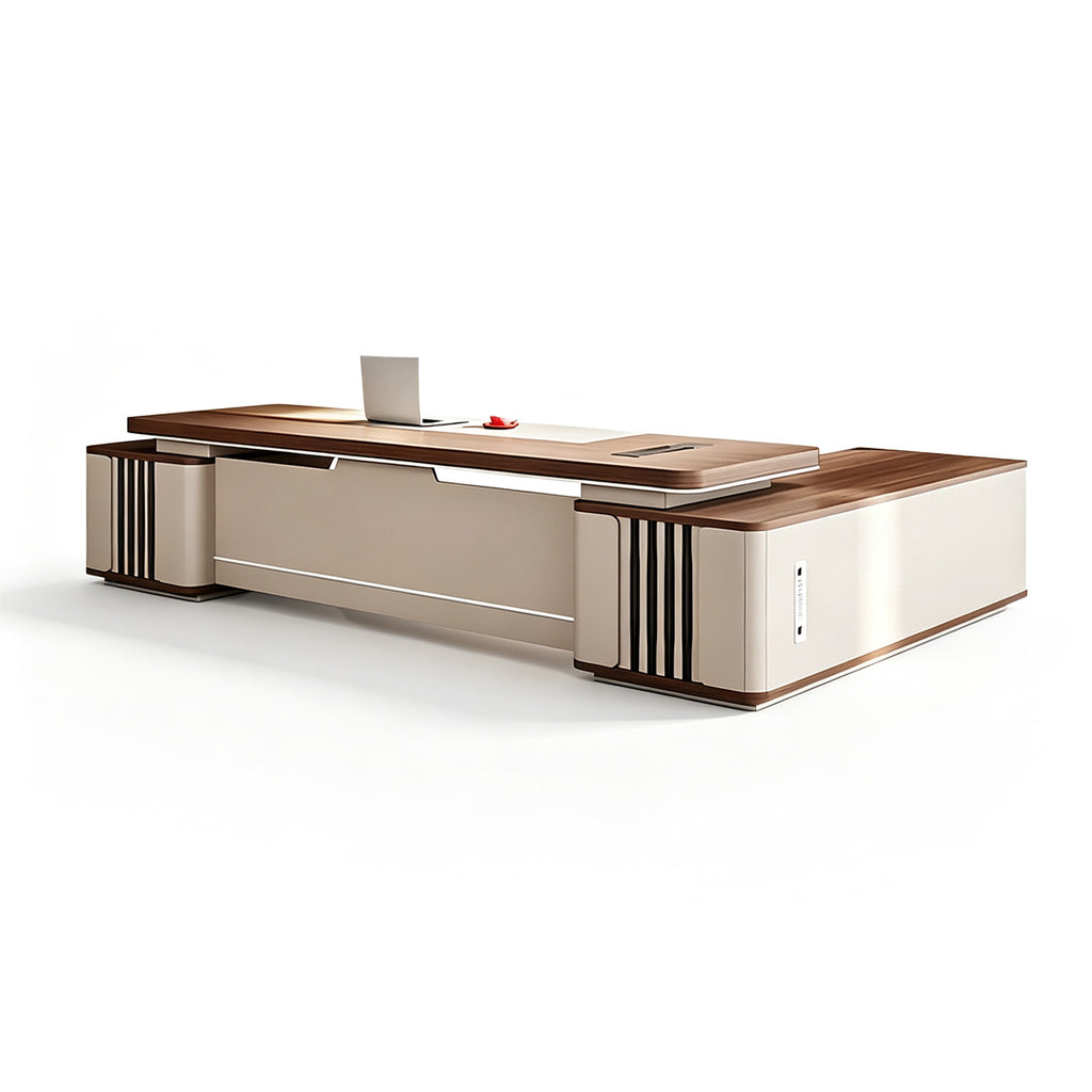 minimalist corner desk executive desk with lock kaguyasuLBZ 7214 main images 10