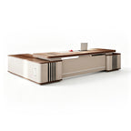 minimalist corner desk executive desk with lock kaguyasuLBZ 7214 main images 9