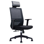 modern office chair ergonomic black office chair with mesh back kaguyasuBGY 39 main images 4