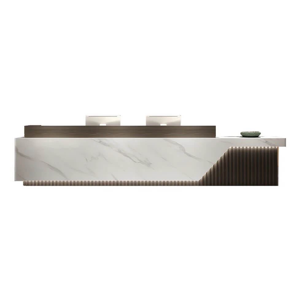 modern office reception desk color blocked reception desk kaguyasuJDT 1094 main images 8