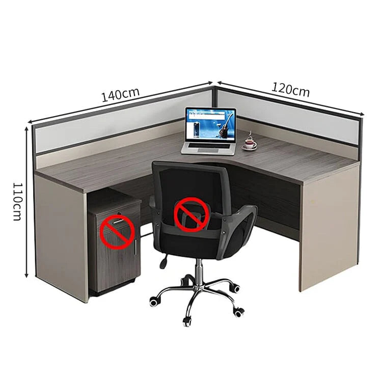 Bürotisch | Eckschreibtisch | L-förmiger Computertisch | Kaguyasu Zweitbild