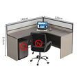 Bürotisch | Eckschreibtisch | L-förmiger Computertisch