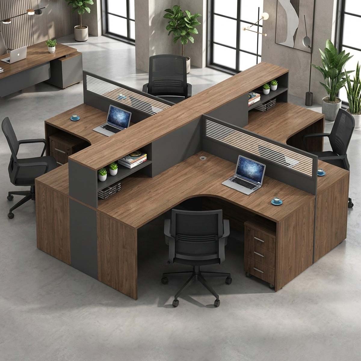 office desk l shaped desk with hutch kaguyasuBGZ 224 main images 1 Hauptbild