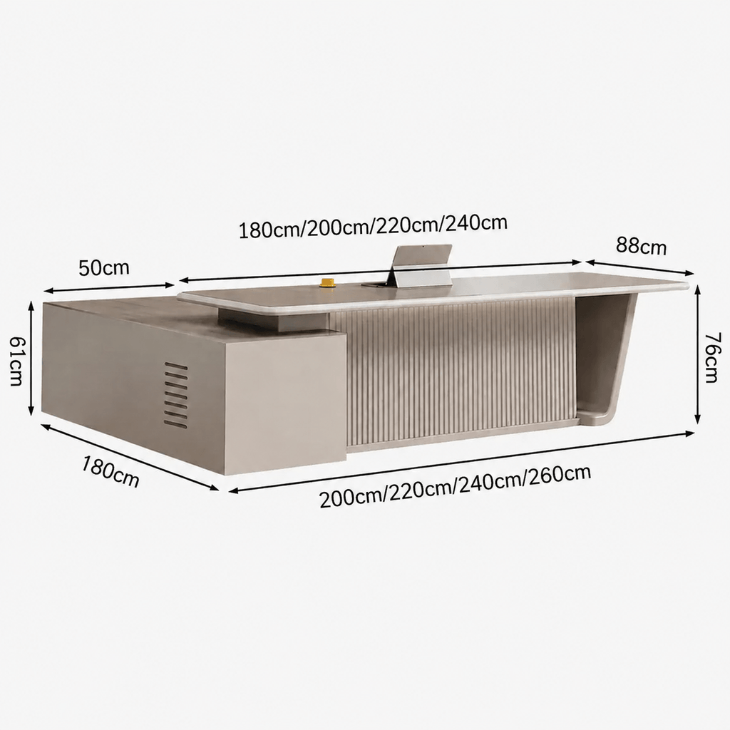 overall dimensions modern office desk with drawers executive desk lbz m044