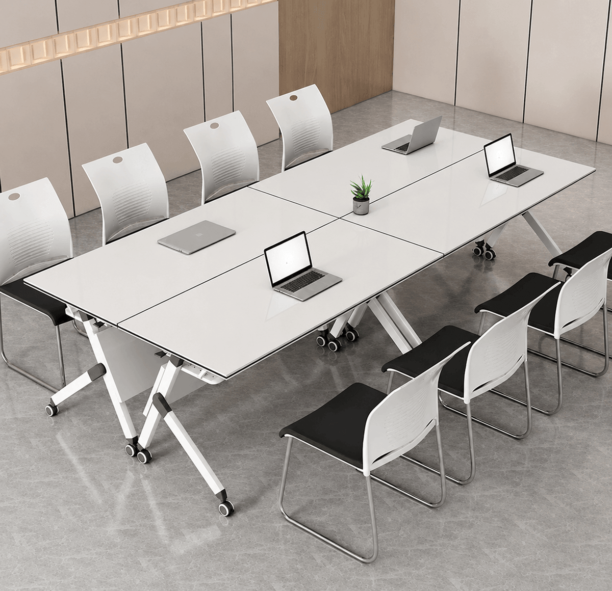 portable meeting room table minimalist desk workstation kaguyasu HYZ 2010 main images 6 Main image